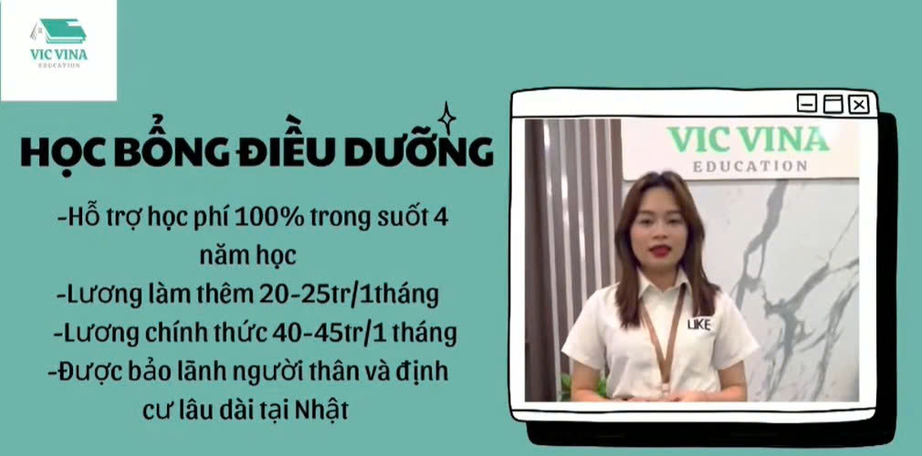 VIC VINA: Cùng nghe học sinh chia sẻ về chương trình điều dưỡng