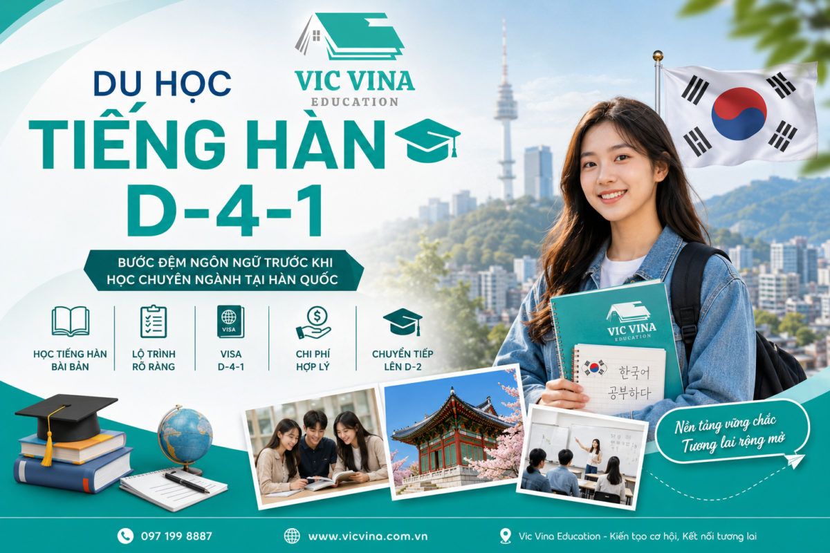 DU HỌC TIẾNG HÀN D-4-1 