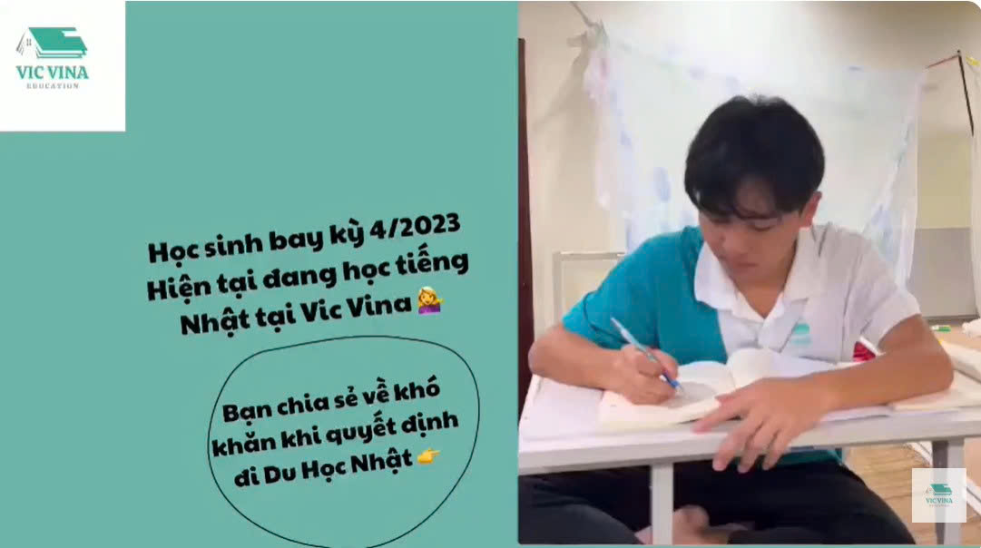 VIC VINA: Quyết tâm du học của học sinh có điều kiện khó khăn ????
